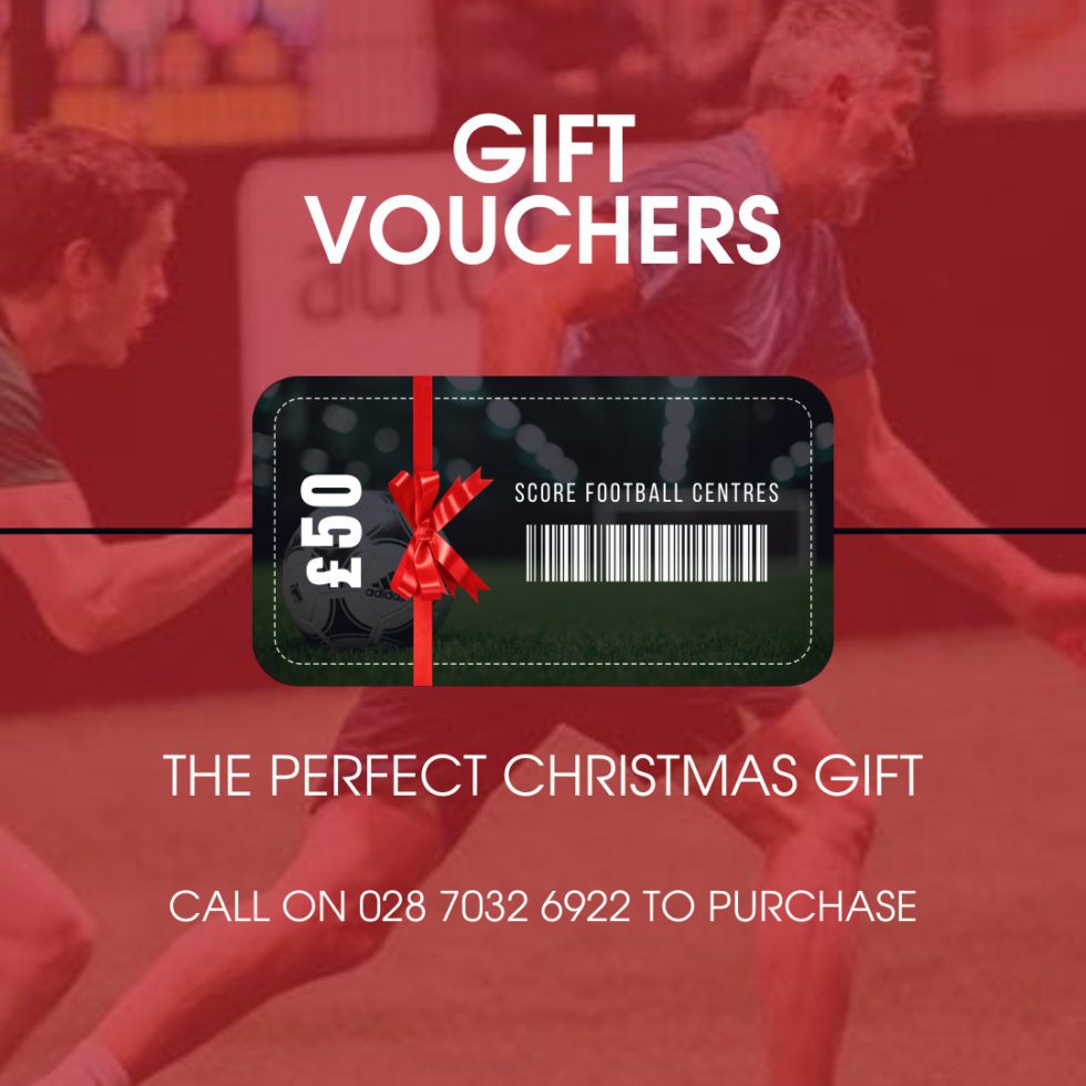 Christmas Gift Vouchers For Score FC, Coleraine, Northern Ireland